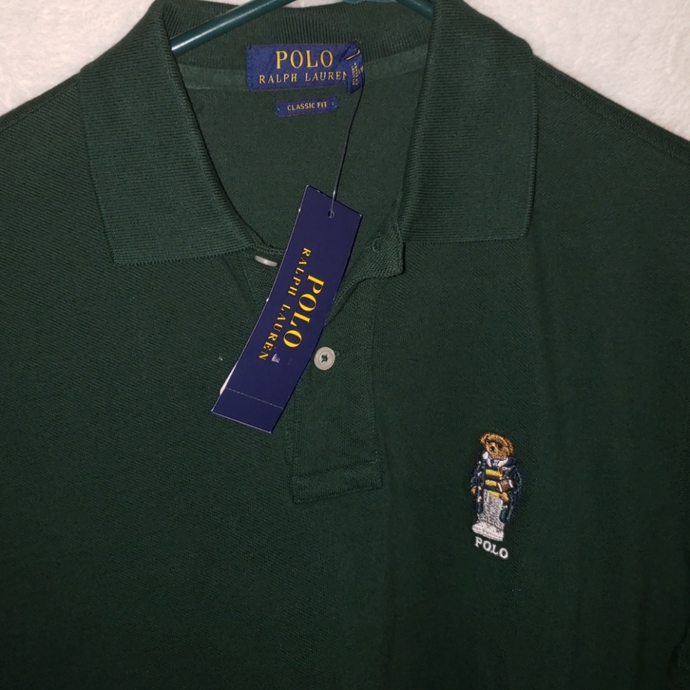 NWT Men's Ralph Lauren Bear Polo.